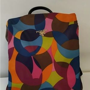 Poaba Backpack/Purse Anti Theft Multi Colored NEW